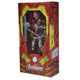 18" Inch Tall HUGE Iron Man 'Battle Damaged' (LIGHT UP) LED 1/4 Scale Figure (Avengers) Figure NECA
