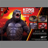 12" Inch Tall HUGE Roaring King Kong 2.0 DELUXE LE Figure Star Ace Warner Brothers LIMITED EDITION Figure X-Plus 30cm Scale