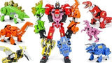 19" Inch Deformation BMB Dino Force Volcanicus Combiner 6-Pack "Dinosaurs" Oversized Dinobots G1 Figure Black Mamba (BMB)