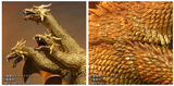 12" Inch Tall HUGE King Ghidorah 2001 Ric LE X-PLUS TOHO DAI-KAIJU SERIES Shonen-Ric LIMITED EDITION
