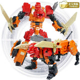 18" Inch Deformation Predaking Combiner 6-Pack + UPGRADE KIT "Animals" Oversized Jinbao Predacons G1 Figure Jinbao