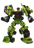 17" Inch Deformation Devastator (GREEN) Combiner 6-Pack "Construction Vehicles" Oversized NBK G1 Figure NBK