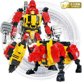 18" Inch Deformation Predaking Combiner 6-Pack + UPGRADE KIT "Animals" Oversized Jinbao Predacons G1 Figure Jinbao