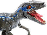 24" Inch Long HUGE Alpha Blue Training Raptor (INTERACTIVE AI) Trainable Dinosaur 1/6 Scale Figure Figure Mattel