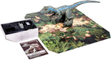 24" Inch Long HUGE Alpha Blue Training Raptor (INTERACTIVE AI) Trainable Dinosaur 1/6 Scale Figure Figure Mattel