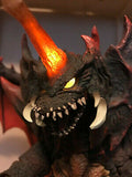 13" Inch Tall HUGE Destoroyah Ric Night (LIGHT UP EYES + HORN) LED 1995 TOHO Figure LIMITED EDITION Figure X-Plus 25cm Scale