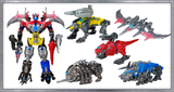 20” Inch Tall HUGE Combinable 5-Pack Megazord MMPR Movie Bandai Robot Chogokin Power Rangers Figure Figure Bandai
