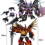 18" Inch Deformation (2) Predaking LE Combiner 6-Pack + UPGRADE KIT "Animals" Oversized Predacon G1
