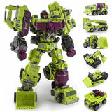 18" Inch Deformation Devastator Combiner 5-Pack "Construction" Oversized Gravity Builder GT-01 G1