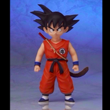 08" Inch Tall Gigantic Series Base Kid Son Boy Angry Goku Red Suit Kakarot Power Pole X-Plus