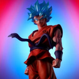 19” Inch Tall HUGE (LIGHT UP) LED SSGSS Goku Blue X10 Kaio-ken LE Kaioken 1/4 Scale LIMITED EDITION Figure X-Plus Gigantic Series