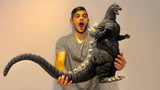 20" Inch Tall HUGE Godzilla 1989 Ric (Glow In The Dark) + Closed Jaw LE TOHO Figure LIMITED EDITION