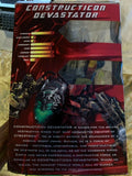 14” Inch Constructicon Devastator "Construction Vehicles" 6-Pack Combiner (LIGHT UP & SFX) LED ROTF Figure Hasbro