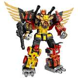 19" Wei Jiang WJ Predacon Predaking 5-Pack Combiner Feral Rex Oversized Sky Roarer Robot Force G1 Figure Wei Jiang (WJ)