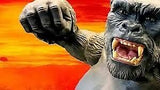 18" Inch Tall HUGE King Kong 2017 Skull Island + 3.75" Figure Poseable Plastic Lanard Figure Lanard