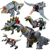 19" Inch Deformation DELUXE BMB Volcanicus Combiner 6-Pack "Dinosaurs" ALLOY LE Oversized Dinobot G1 Figure Black Mamba (BMB)
