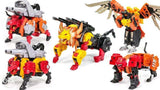 18" Inch Deformation (2) Predaking LE Combiner 6-Pack + UPGRADE KIT "Animals" Oversized Predacon G1
